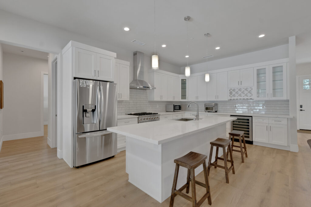 Modern kitchen at 6107 Oakley Lane in Foresthill California