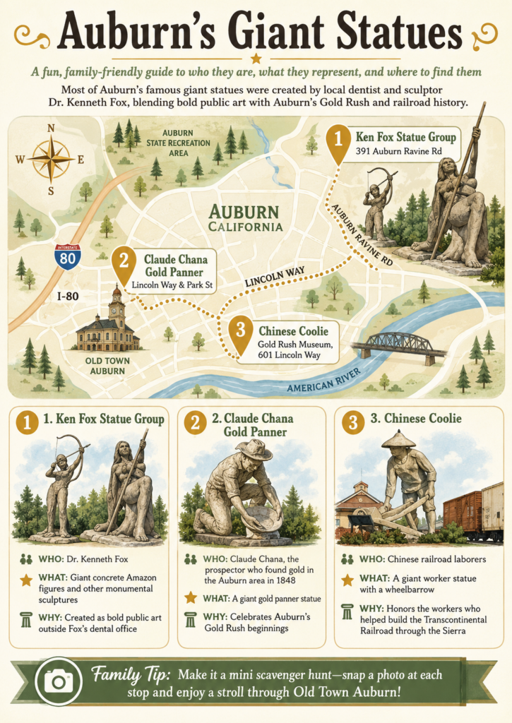 Auburn Giant Statues