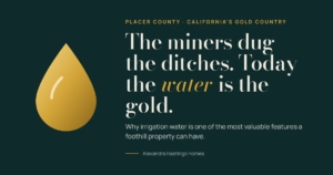 One miner’s inch of irrigation water equals 11 gallons per minute, about 475,000 gallons a month